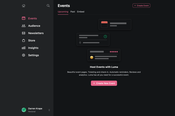 Events · Luma Studio