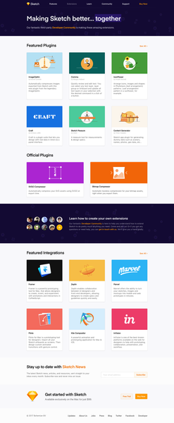 Sketch - Extensions