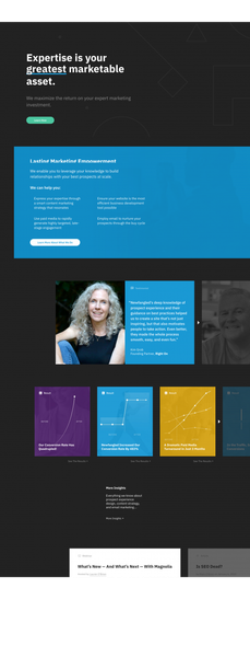 Newfangled helps experts generate business.