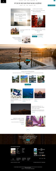 Four Seasons Magazine - EXPERIENCE FOUR SEASONS HOTELS AND RESORTS