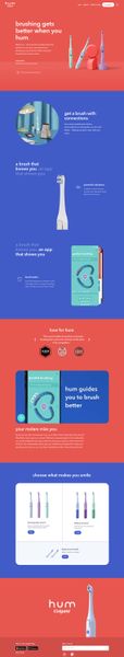 hum - smart | Land-book - the finest hand-picked website inspirations