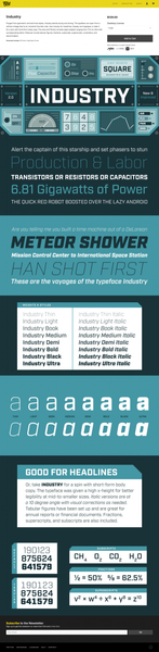 Industry Typeface | Fort Foundry