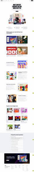 Browse Templates and Icons in Kittl Content Library