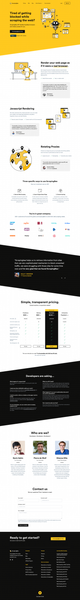 ScrapingBee API handles headless browsers and rotates proxies for you.