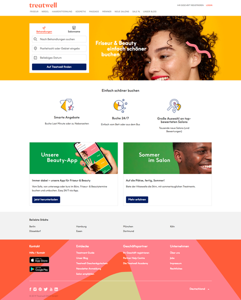 Friseur, Kosmetik, Nagelstudio, Massage Termine online buchen - Treatwell