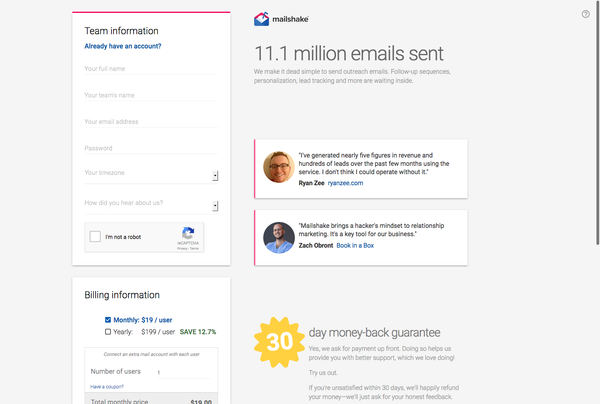 Mailshake - Simple Outreach Tool