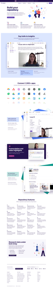 User research repository – Dovetail