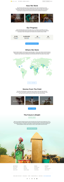 www.charitywater.org - Clean Water Projects   charity  water - 2016-10-06