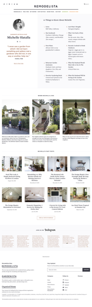 Michelle Slatalla - Editor-in-chief of Gardenista & Contributor to Remodelista