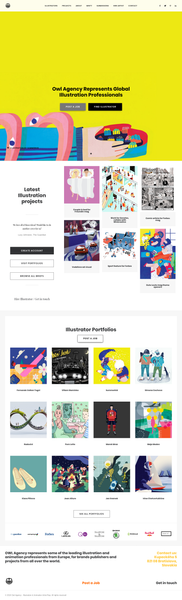 Find Good Illustrator - Owl Agency - Illustration & Animation Artist Rep.
