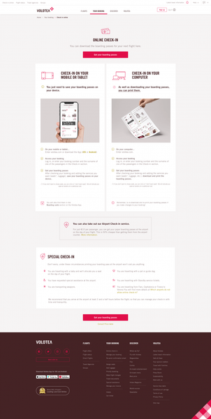 VOLOTEA | Check-in online