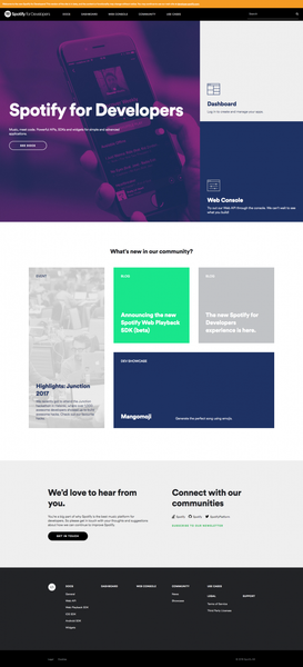 Home | Spotify for Developers