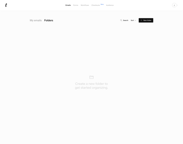 Folders | Flodesk