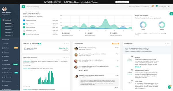INSPINIA - Responsive Admin Theme - Live Preview - WrapBootstrap