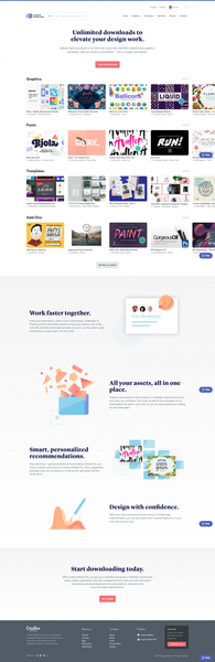 Curated Design Asset Subscription | Creative Market Pro
