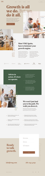 Dribbble - vmg-landing-page-1.png by Martin Strba