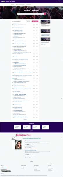 Home - StubHub Community