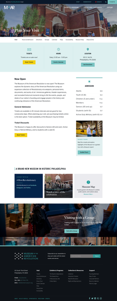 Visit | Museum of the American Revolution