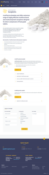 Multicomponent Excipients | mcePharma s.r.o. - development and research in the area of food supplem…