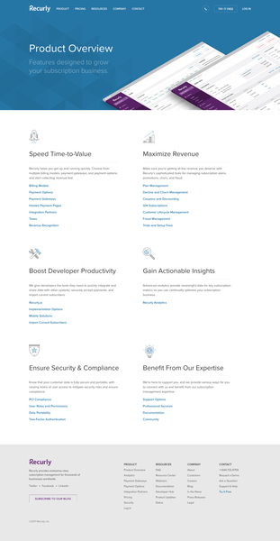Product Overview | Product - Recurly