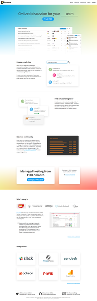 Discourse - Civilized Discussion - Discourse is a civilized discussion platform for your community.…