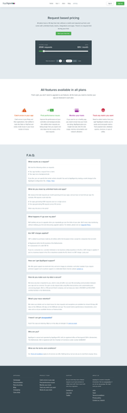Affordable request based pricing | AppSignal