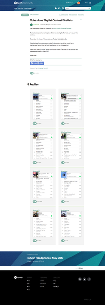 Vote: June Playlist Contest Finalists - The Spotify Community