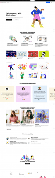 Blush: Illustrations for everyone