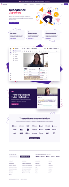 The user research platform for teams – Dovetail