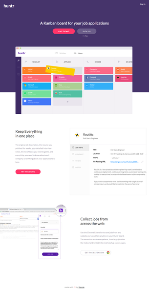 Huntr - Job Application Tracker