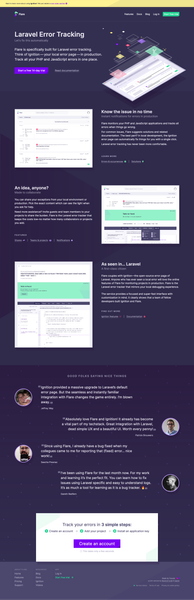 Laravel error tracking – Flare