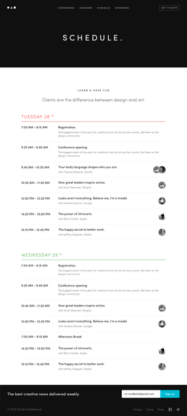 Circles___Schedule
