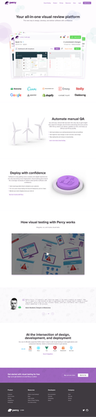 Percy | Visual testing as a service