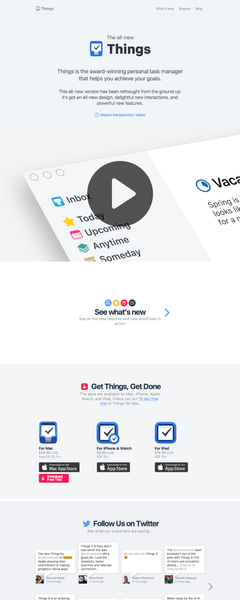 The all-new Things. Your to-do list for Mac & iOS