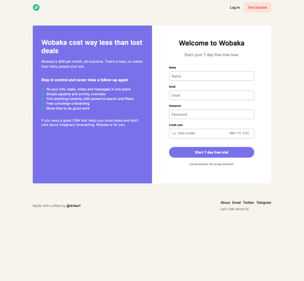 Wobaka: The CRM that makes you smile