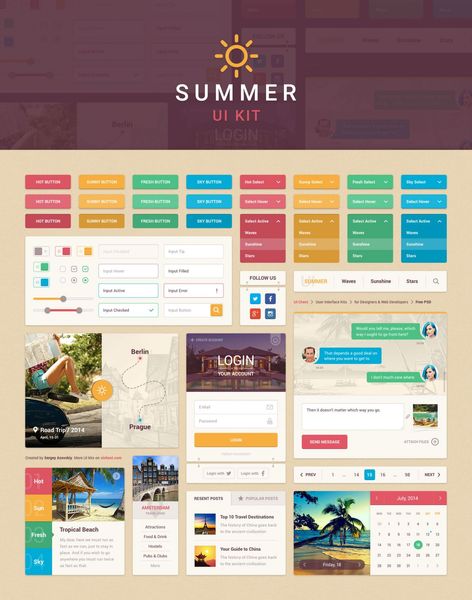 Summer UI Kit
