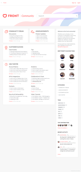Front - Community
