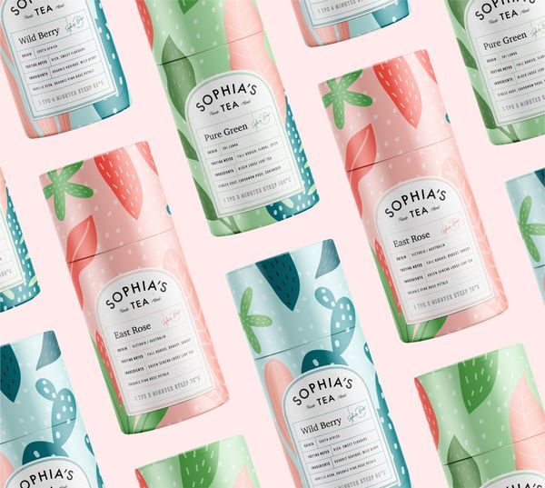 Sophia's Tea by Marka Network - Branding Agency
