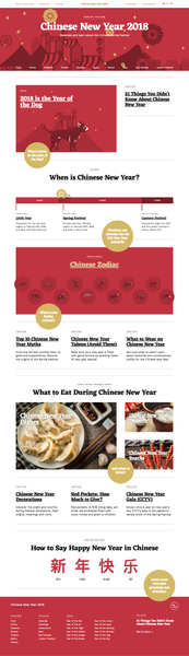 Chinese New Year 2018 – Year of the Dog