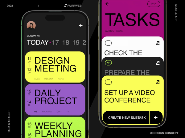 Task Tracker Mobile IOS App by Alexandr V for Purrweb UI/UX Agency on Dribbble