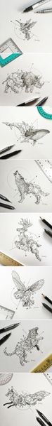 Manila-based illustrator Kerby Rosanes known as Sketchy Stories has created a new series of sketche…