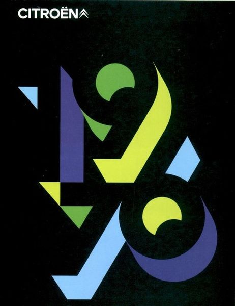 Citroen Poster (1976) — Designer Unknown