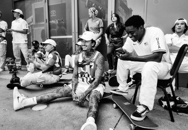 Skateboarders at the 2021 Olympics