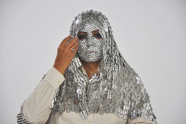 Still from Unveiling Womanhood (2017), video installation, image courtesy of Sundaram Tagore Gallery