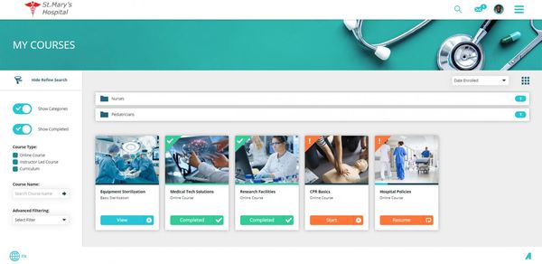 St. Mary's Hospital Courses