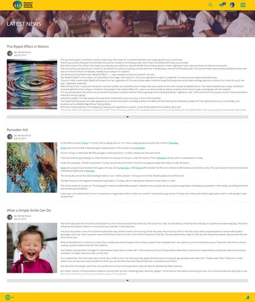 Humans Helping Humans News