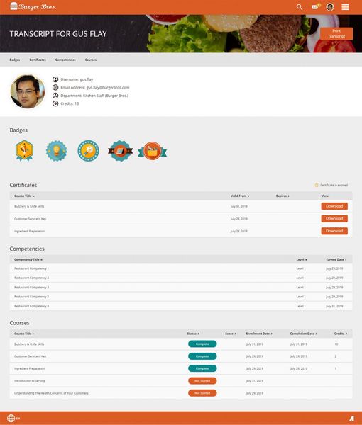 Burger Bros. Transcript