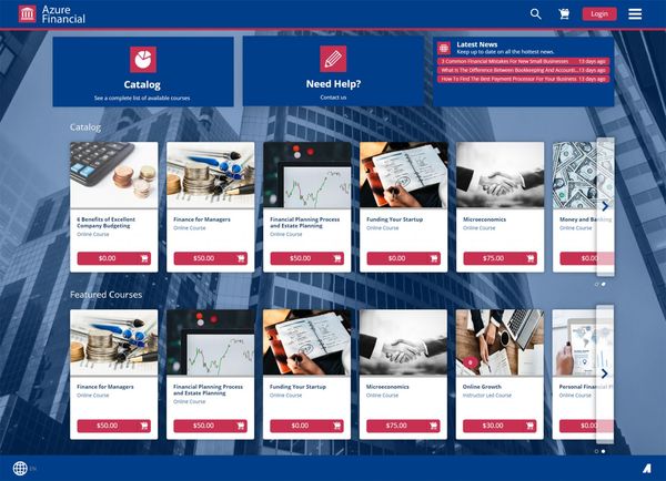 Financial-Login-Desktop