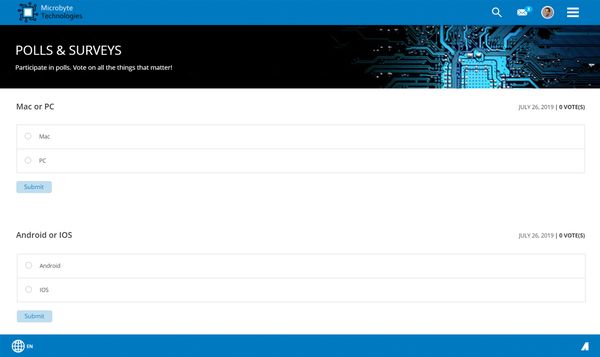 Microbyte Polls