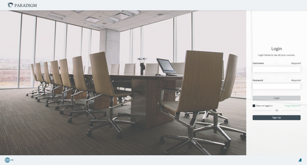 Paradigm Login